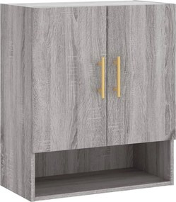 vidaXL Ντουλάπι Τοίχου Γκρι Sonoma 60 x 31 x 70 εκ. από Επεξεργ. Ξύλο