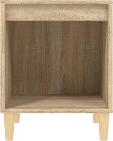 vidaXL Κομοδίνα 2 τεμ. Sonoma Δρυς 40 x 35 x 50 εκ.