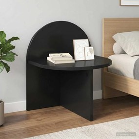 vidaXL Κομοδίνο Μαύρη Δρυς 40 x 35,5 x 45,5 εκ.