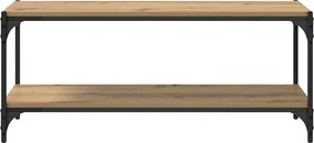 vidaXL Ντουλάπι TV 2 επιπέδων 100x33x41εκ. Artisan Oak