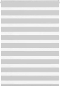 vidaXL Ζέβρα τυφλή Ανοιχτό Γκρι Πλάτος υφάσματος 110,9 εκ. Πολυεστέρας