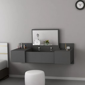 Τουαλέτα Μακιγιάζ Ανθρακί SETOOS 100x39.1x33