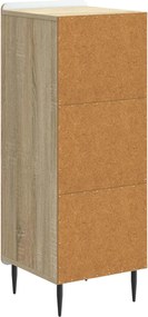 vidaXL Πλαϊνό γραφείο Sonoma Δρυς 34,5 x 33 x 92 εκ.