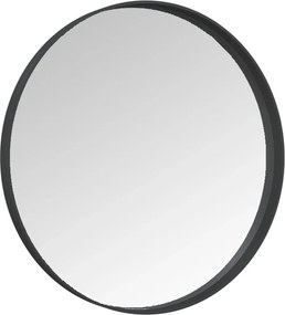 vidaXL Καθρέφτης Τοίχου Μαύρος 50 εκ.