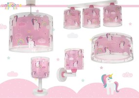 Unicorns παιδικό φωτιστικό οροφής (41592)