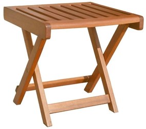 Βοηθητικό τραπέζι ξαπλώστρας TEAK 45(Υ) x 40 x 40εκ.