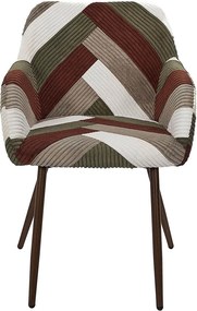 ΚΑΡΈΚΛΕΣ &amp; ΠΟΛΥΘΡΌΝΕΣ PATCHWORK ARMCHAIR SCOTT HD0548