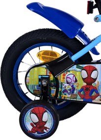 Spidey 12 Inch 21,5 cm Boys Coaster Brake Blue/Dark Blue