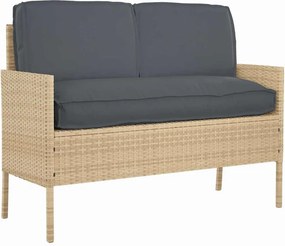 vidaXL Σετ μαξιλαριών Ύφασμα Όξφορντ Ανθρακί 120 x 50 x 52 εκ.