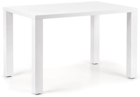 Τραπέζι Houston 122, Άσπρο, 75x80x120cm, Ινοσανίδες μέσης πυκνότητας
