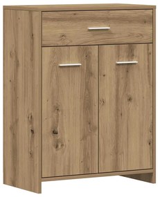 vidaXL Ντουλάπι Μπάνιου Αρτισιανή Δρυς 60x33x80 εκ. Επεξ. Ξύλο