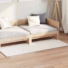 vidaXL Χαλί εσωτερικού χώρου SIROLO Κρεμ 80 x 200 cm Πολυεστέρας