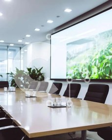 Intra Συλλεκτικό Ξύλινο Παζλ Plywood 4mm - Αίθουσα Συνεδριάσεων για Σημαντική Συνάντηση Σε Ξύλινο Κουτί - Διαστάσεις Puzzle: 10x10 cm – 25 κομμάτια