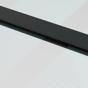 vidaXL Συρόμενη Πόρτα με Μηχανισμό 76x205 εκ. Γυαλί ESG &amp; Αλουμίνιο