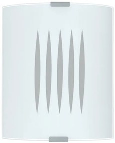 Eglo Grafik Μοντέρνο Φωτιστικό Τοίχου με Ντουί E27 σε Λευκό Χρώμα Πλάτους 18cm 83132