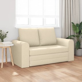 vidaXL Καναπές Κρεβάτι 2 σε 1 Κρεμ 148x71x83 εκ Υφασμάτινος