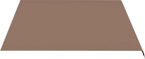 vidaXL Τεντόπανο Ανταλλακτικό Καφέ 4,5 x 3,5 μ.