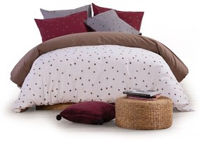 Σεντόνια Friday (Σετ 3τμχ) Ecru-Beige-Bordo Nef-Nef Single 100% Cotton