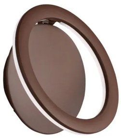 Απλίκα Φωτιστικό Τοίχου LED 16W 3000K Καφέ IP65 4297900 Palermo Viokef 4297900 Καφέ