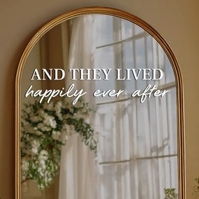 Αυτοκόλλητο για καθρέφτη S14 – And they lived happily ever after