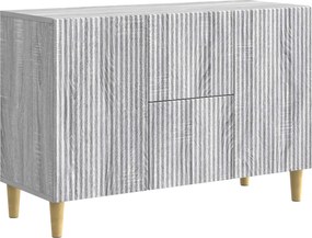 vidaXL Πλαϊνό γραφείο Γκρι Sonoma 89 x 34,5 x 60 εκ.