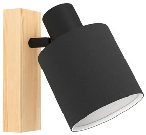 Φωτιστικό Σποτ Eglo 99488 BATALLAS Καφέ (Brown)|Μαύρο Ματ (Black Mat)