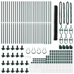 vidaXL Στύλος Περιφράξεων Πράσινο 50 x 1,4 μ (36 mm δίχτυ)