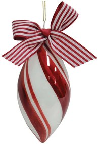 Χριστουγεννιάτικα Στολίδια (Σετ 6Τμχ) 26201 6x12,5cm White-Red