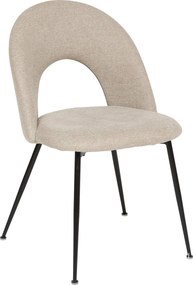 Καρέκλα Τραπεζαρίας (49x53x81) A-S Raven Beige 207301A
