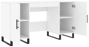 vidaXL Γραφείο Λευκό 140 x 50 x 75 εκ. από Επεξεργασμένο Ξύλο