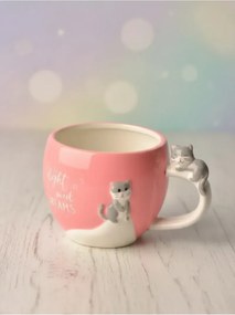 Stewehome Κούπα από κεραμικό με λαβή και 3D σχέδιο ζώων