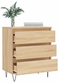 vidaXL Συρταριέρα Sonoma Δρυς 60x35x70 εκ. Επεξεργασμένο Ξύλο