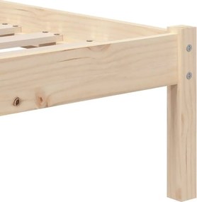 vidaXL Πλαίσιο Κρεβατιού 90 x 190 εκ. από Μασίφ Ξύλο Single