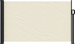 vidaXL Σκίαστρο Πλαϊνό Συρόμενο Κρεμ 120 x 600 εκ.