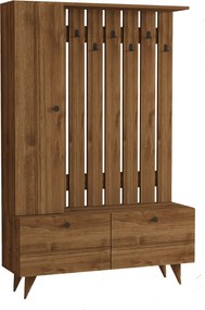 Έπιπλο Εισόδου Καρυδί FLATON 112x35x170