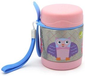 Θερμός Φαγητού 300ml + Κουταλοπίρουνο Oops Girl X30-40007-50