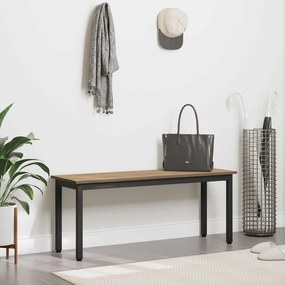 vidaXL παγκάκι Artisan Δρυς 110 x 35 x 45 cm Επεξεργασμένο Ξύλο