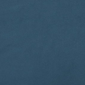 Πλαίσιο Κρεβατιού Σκούρο Μπλε 180x200 εκ. Βελούδινο - Μπλε