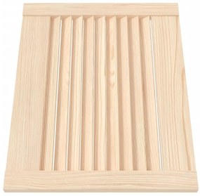 vidaXL Πορτάκια με Περσίδες 4 Τεμ. 39,5x49,4 εκ. από Μασίφ Ξύλο Πεύκου
