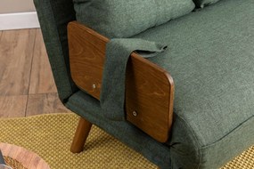 Διθέσιος Καναπές Κρεβάτι Πράσινο APEX 78x120x82
