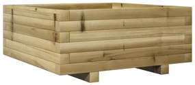 vidaXL Ζαρντινιέρα Κήπου 60x60x26,5 εκ. από Εμποτισμένο Ξύλο Πεύκου
