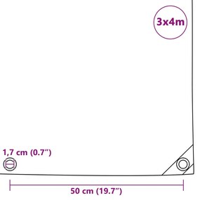 ΜΟΥΣΑΜΑΣ 650 ΓΡ./Μ.² ΠΡΑΣΙΝΟΣ 3 X 4 Μ. 43820