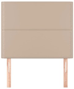 vidaXL Κεφαλάρια Κρεβατιού 2 τεμ. Καπουτσίνο 90x5x78/88 εκ. Συνθ.Δέρμα