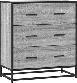 vidaXL Sideboard Grey Sonoma Κατασκευασμένο ξύλο και μέταλλο