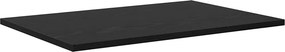 vidaXL Ράφι Βιβλίων 4 pcs Μαύρο 60 x 40 x 1,5 cm Επεξεργασμένο ξύλο
