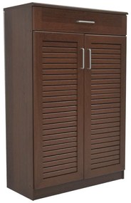 Intrahome Παπουτσοθήκη-ντουλάπι ELENA Intrahome 20 ζεύγων χρώμα καρυδί 80x37x123εκ | SKU: INTRAPA-234111311