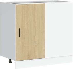 vidaXL Βάση Νιπτήρα "Lyon" από Τεχνητό Ξύλο Sonoma Δρυς