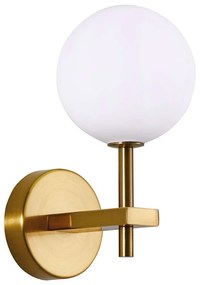 Φωτιστικό Τοίχου - Απλίκα Royale 77-8285 12x16x21cm 1xG9 40W Gold-White Homelighting