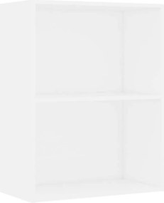 vidaXL Βιβλιοθήκη Λευκή 60x30x76,5 εκ. από Τεχνητό Ξύλο