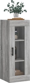 vidaXL Ντουλάπι Τοίχου Γκρι Sonoma 34,5 x 34 x 90 εκ.